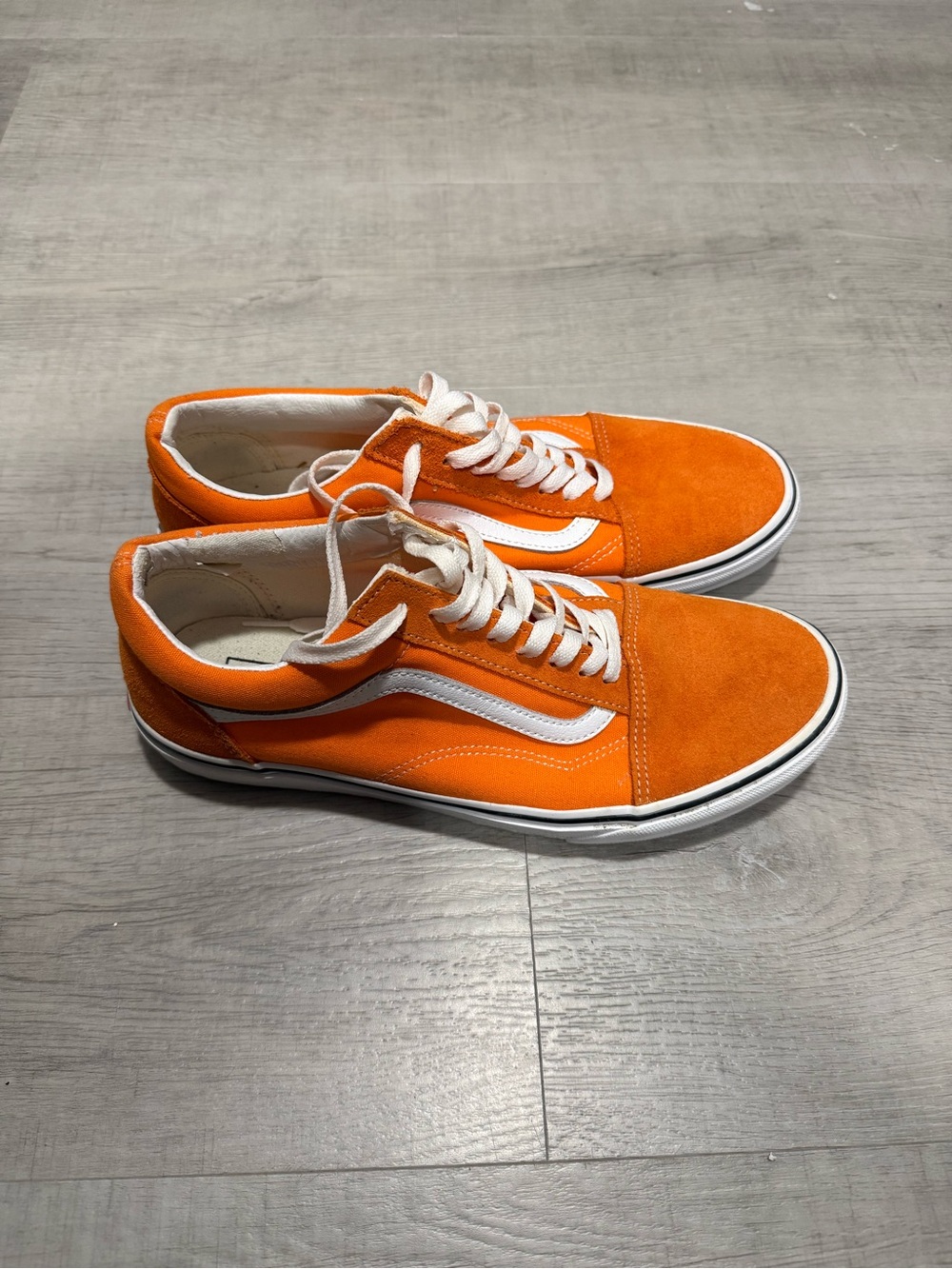 Orange Old Skool Vans